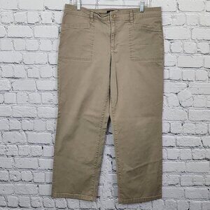 2/$20 Gloria Vanderbilt Tan Short Inseam Pants Size 14